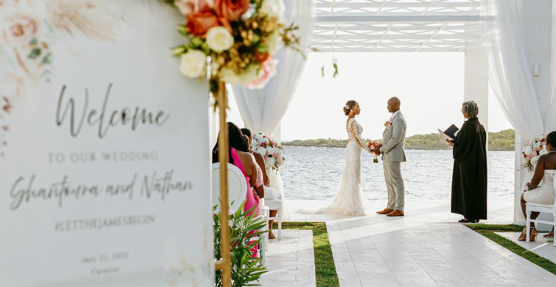 Oceanfront Gazebo Wedding at Sandals Saint Vincent
