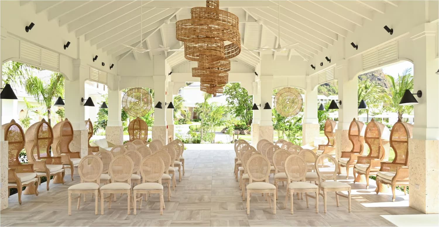 Riverside Pavilion Wedding at Sandals Saint Vincent